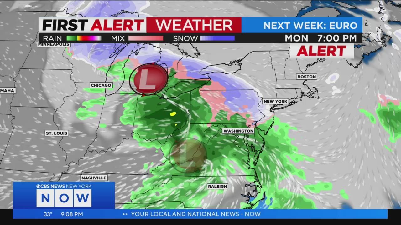 First Alert Weather: Some light snow expected Saturday - CBS New York