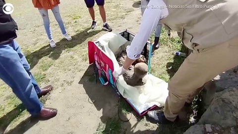 Archaeologists find buried mummy surrounded by coca leaves next to