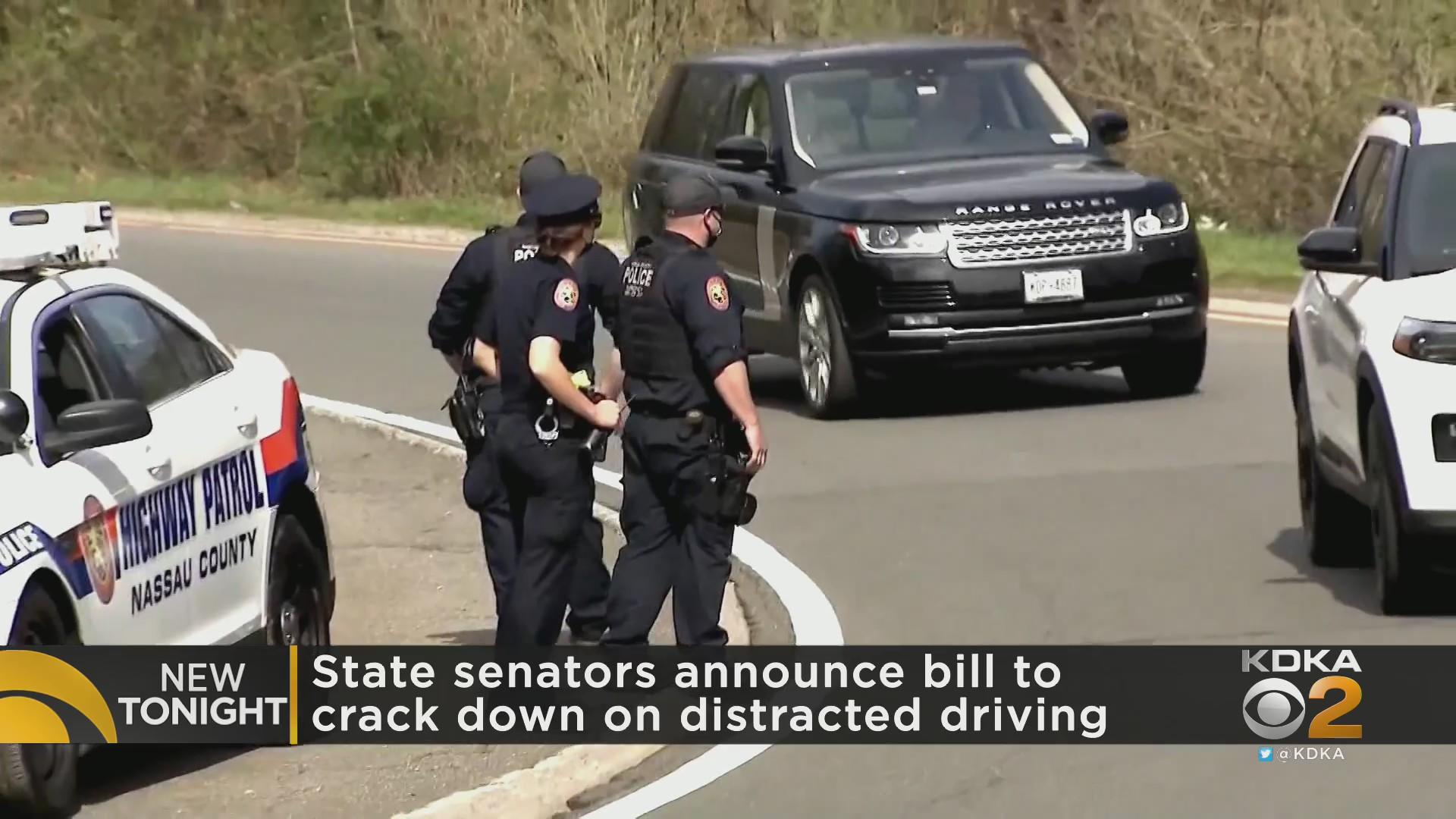 State senators announce bill to crack down on distracted driving - CBS ...