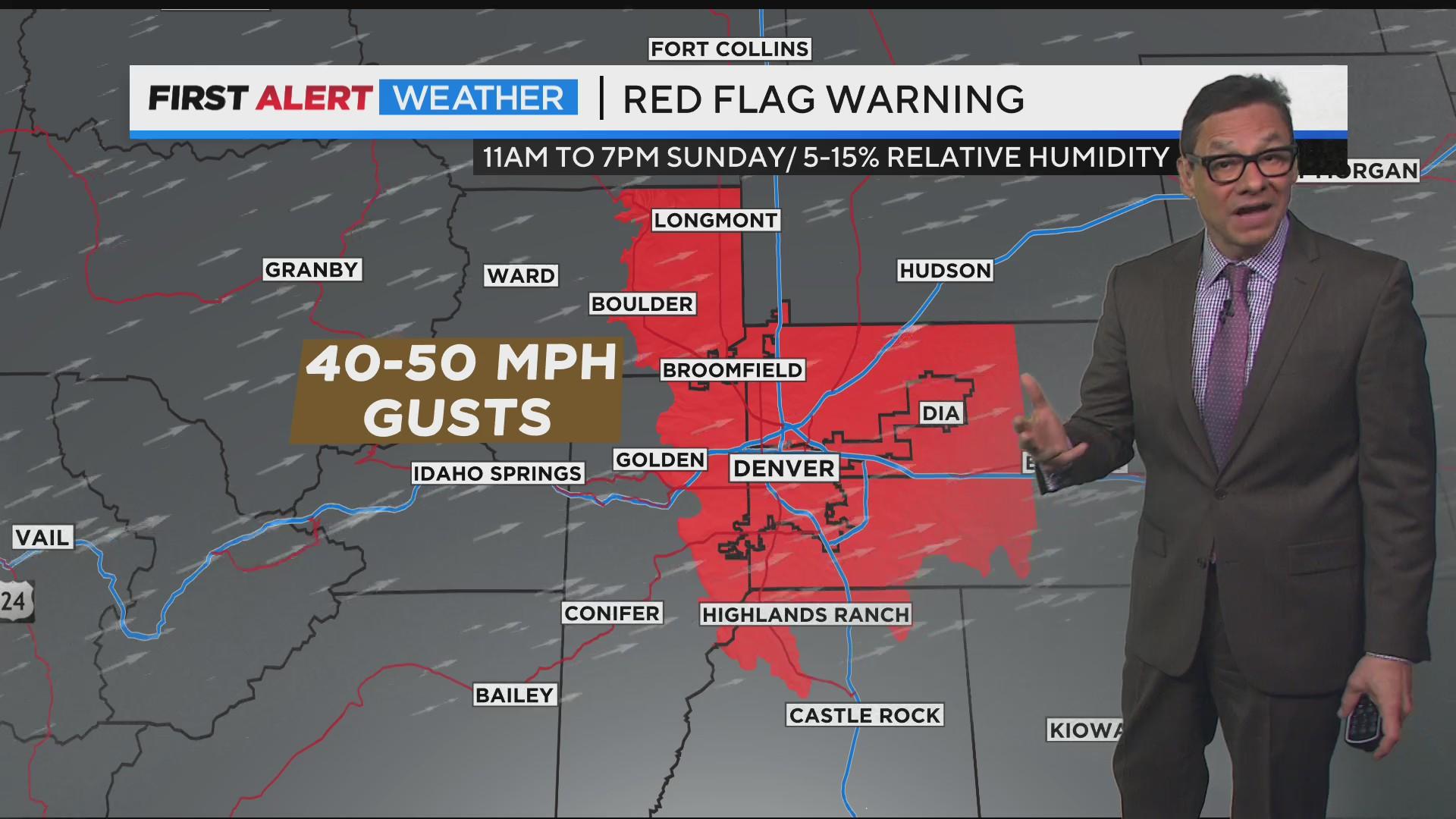 Colorado Weather: High fire danger returns for Denver Metro - CBS Colorado
