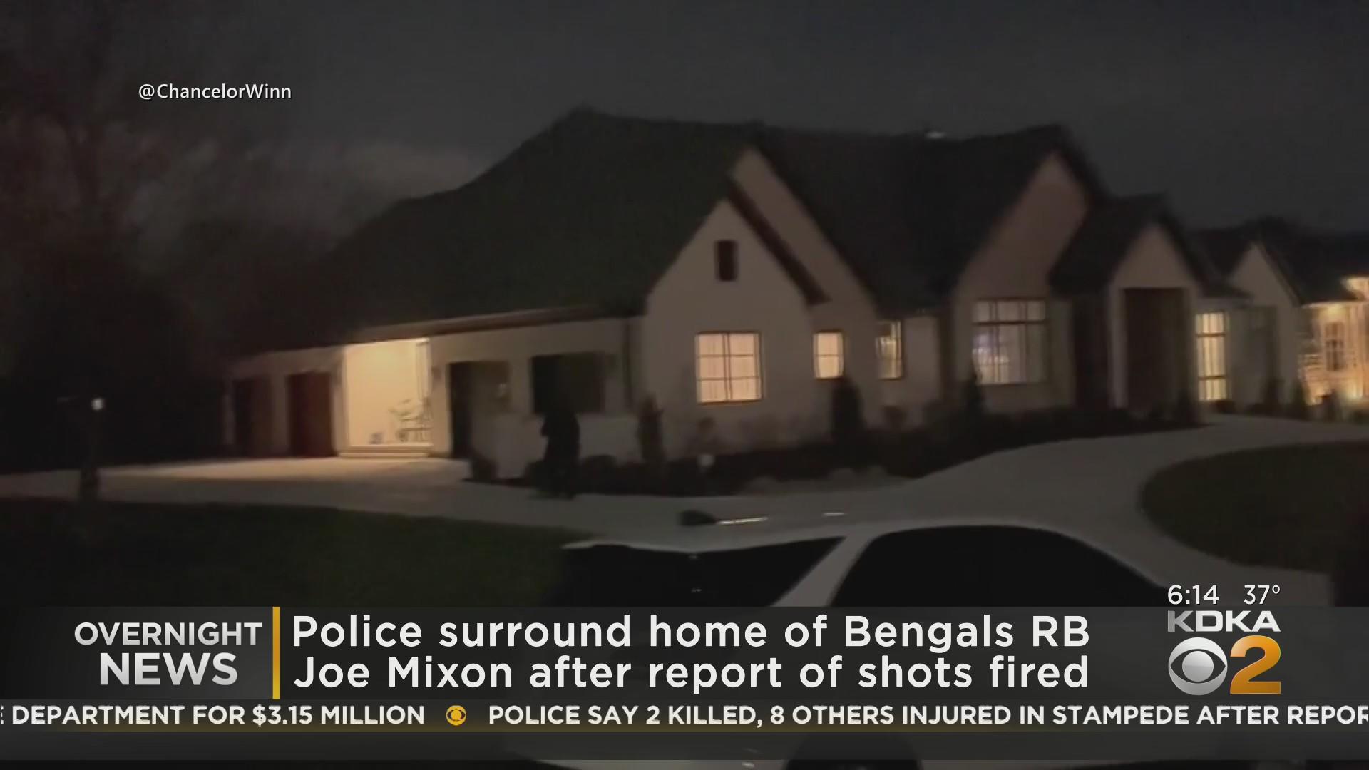 Police surround home of Bengals running back Joe Mixon after report of ...