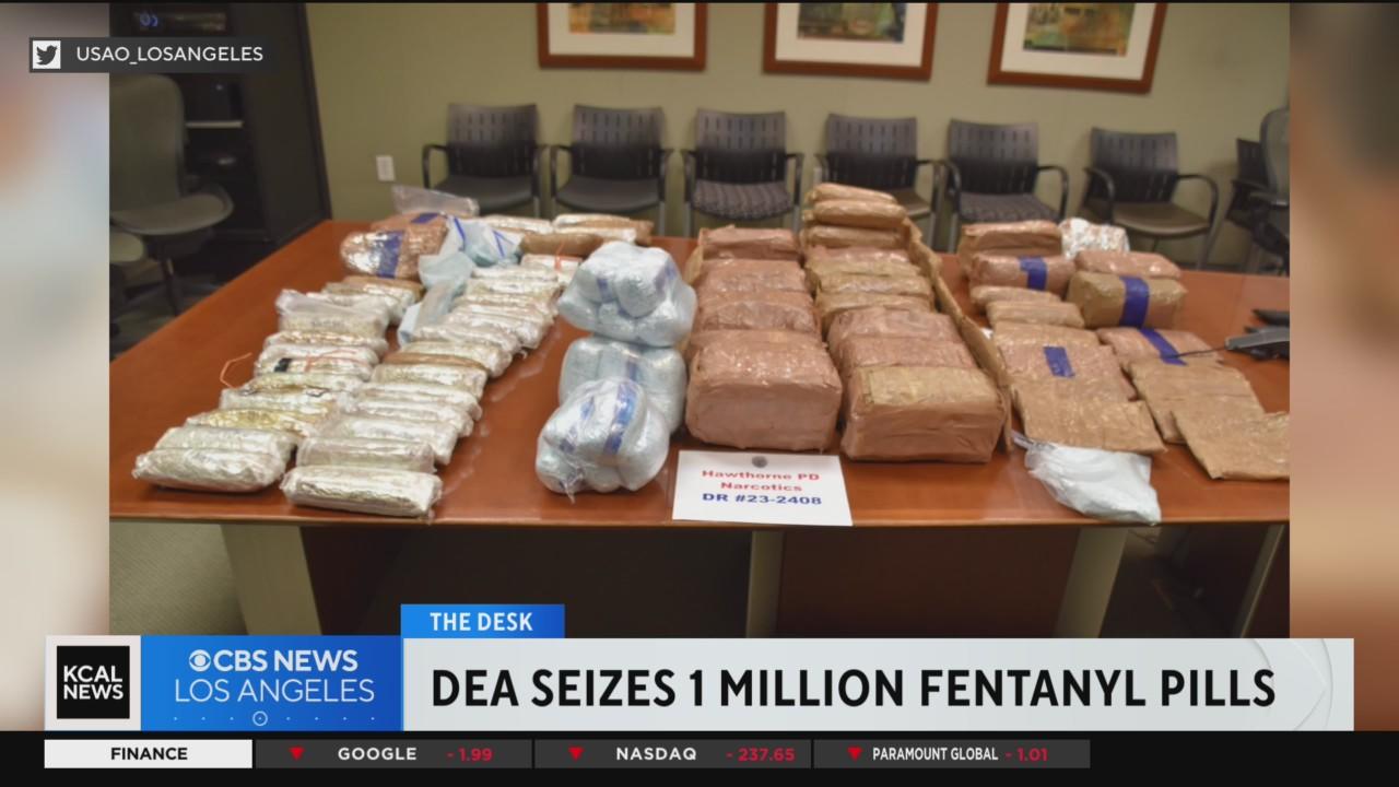 DEA seizes 1 million fentanyl pills during sting operation in El Monte ...