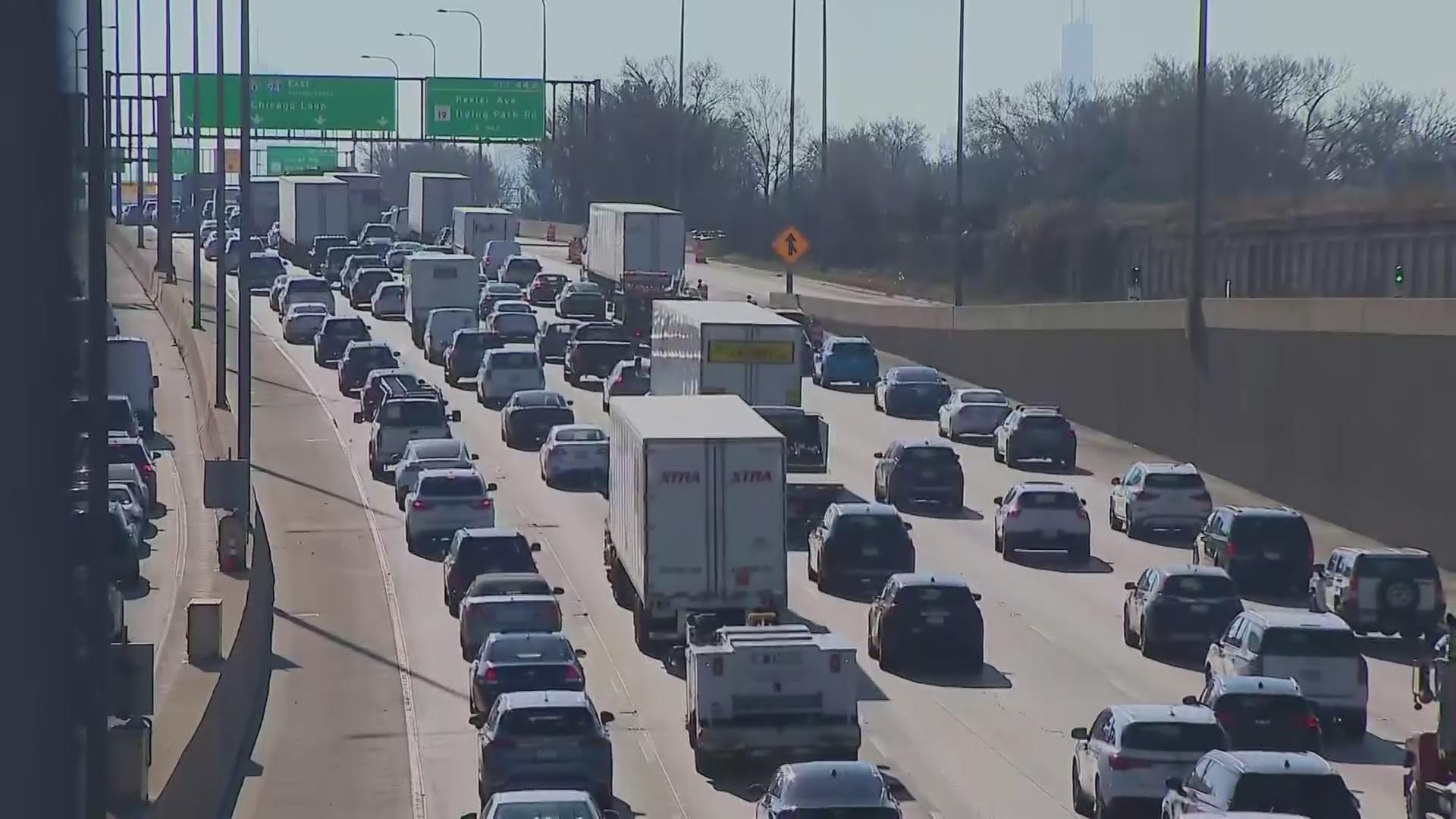 $150M Kennedy Expressway construction project begins Monday - CBS Chicago
