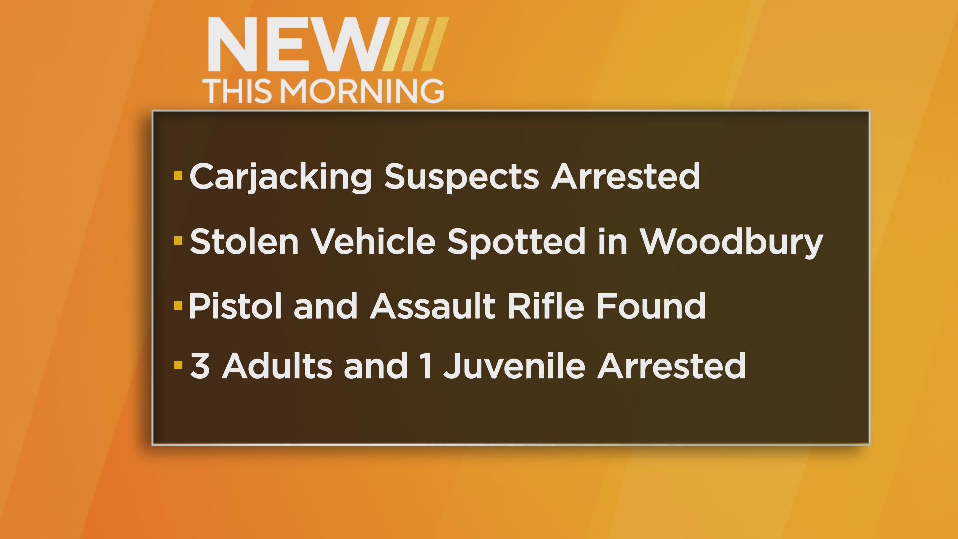 Woodbury police arrest 4 suspects in connection to string of armed ...