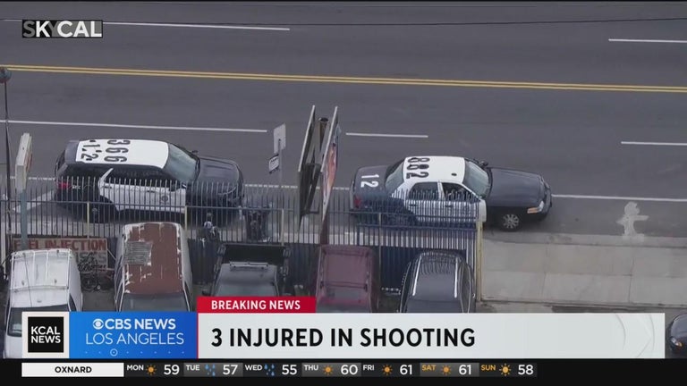 Police investigating triple-shooting in South Los Angeles - CBS Los Angeles