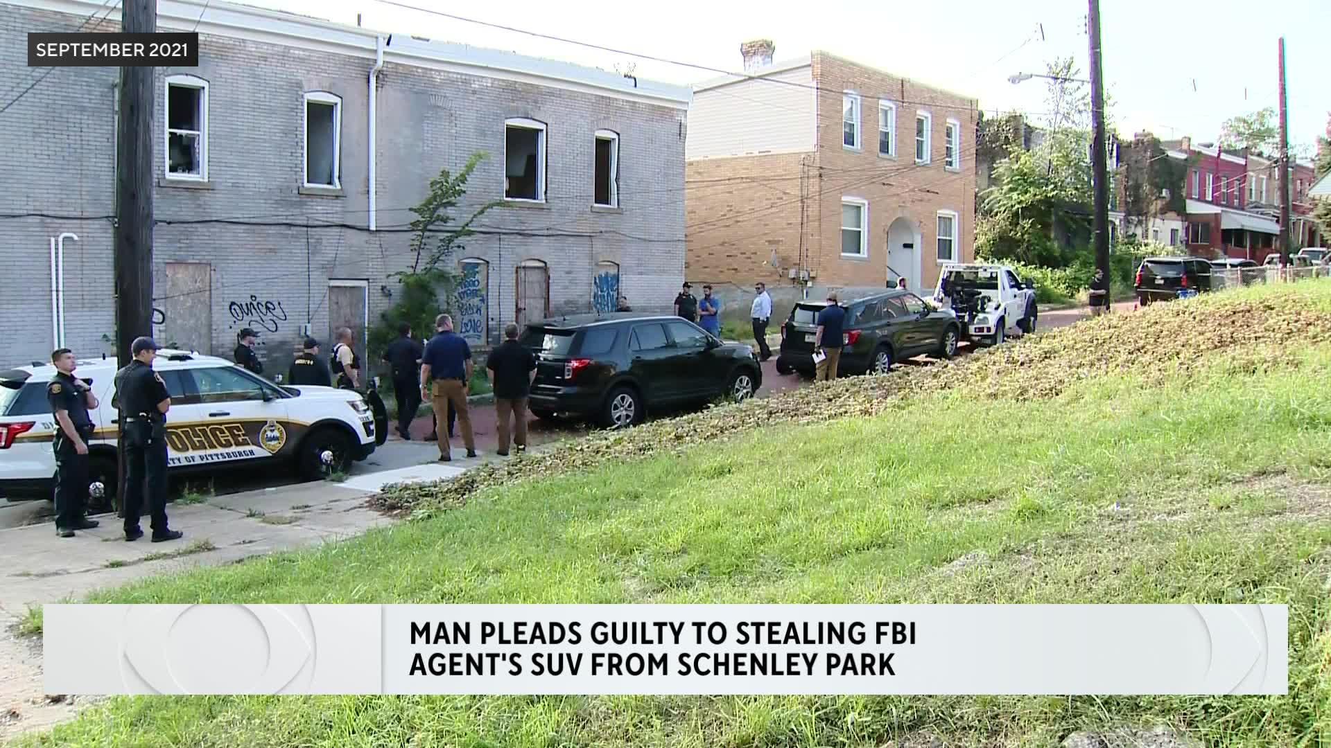 Pittsburgh man pleads guilty to stealing FBI vehicle - CBS Pittsburgh