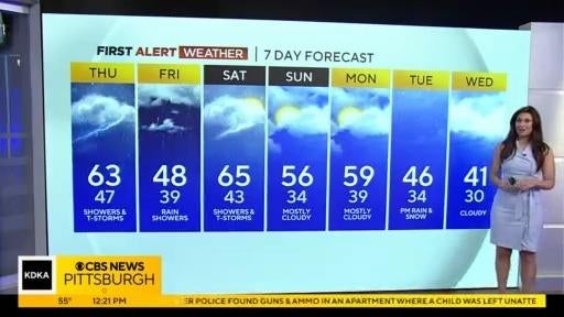 First Alert Weather: Flood watch issued for parts of area - CBS Pittsburgh