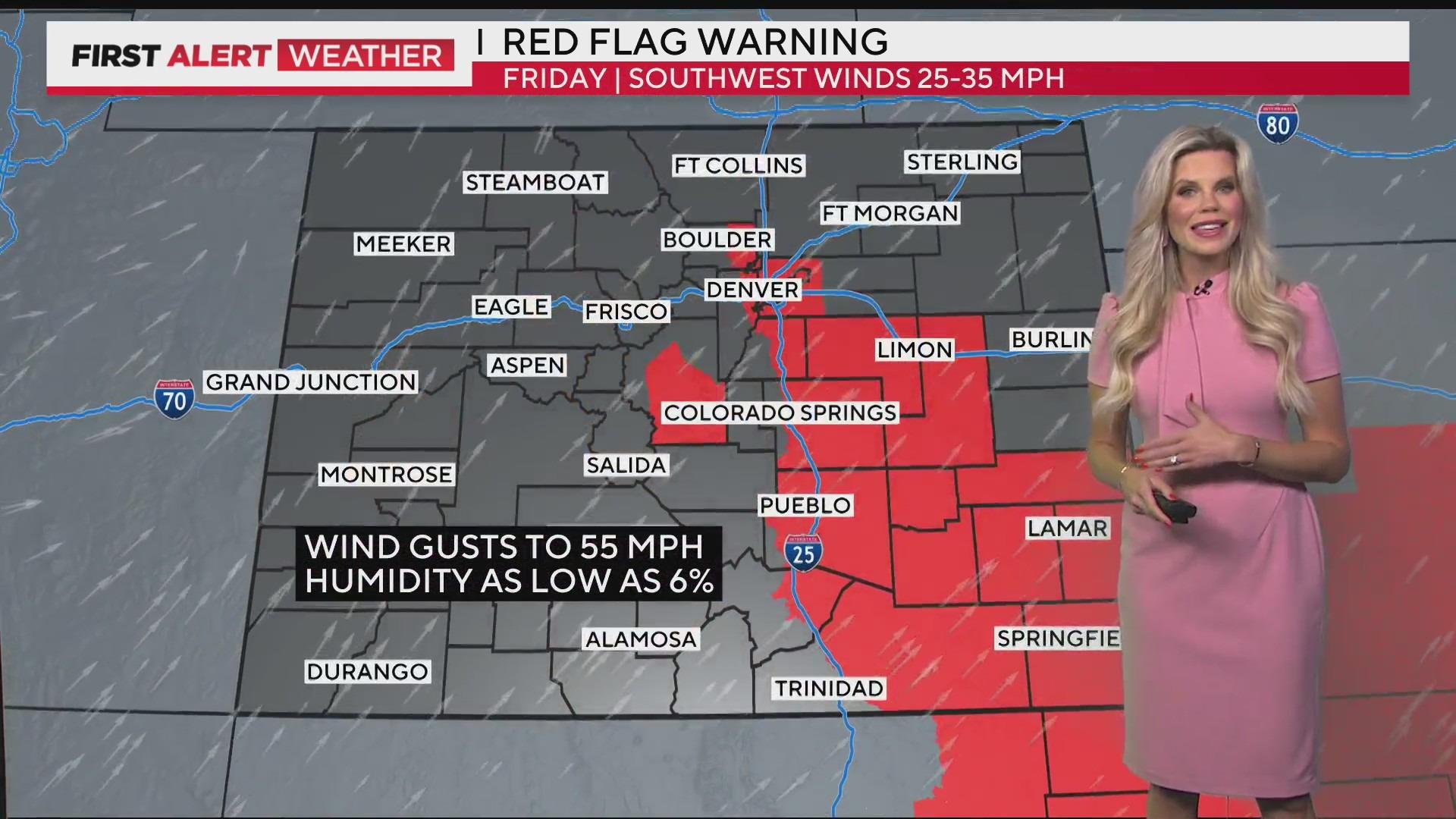 Colorado Weather: Fire Danger Continues On Friday - CBS Colorado