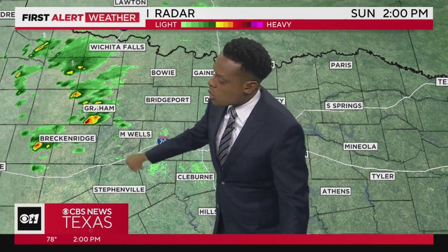 First Alert Weather: Tornado watch issued for most of North Texas - CBS ...