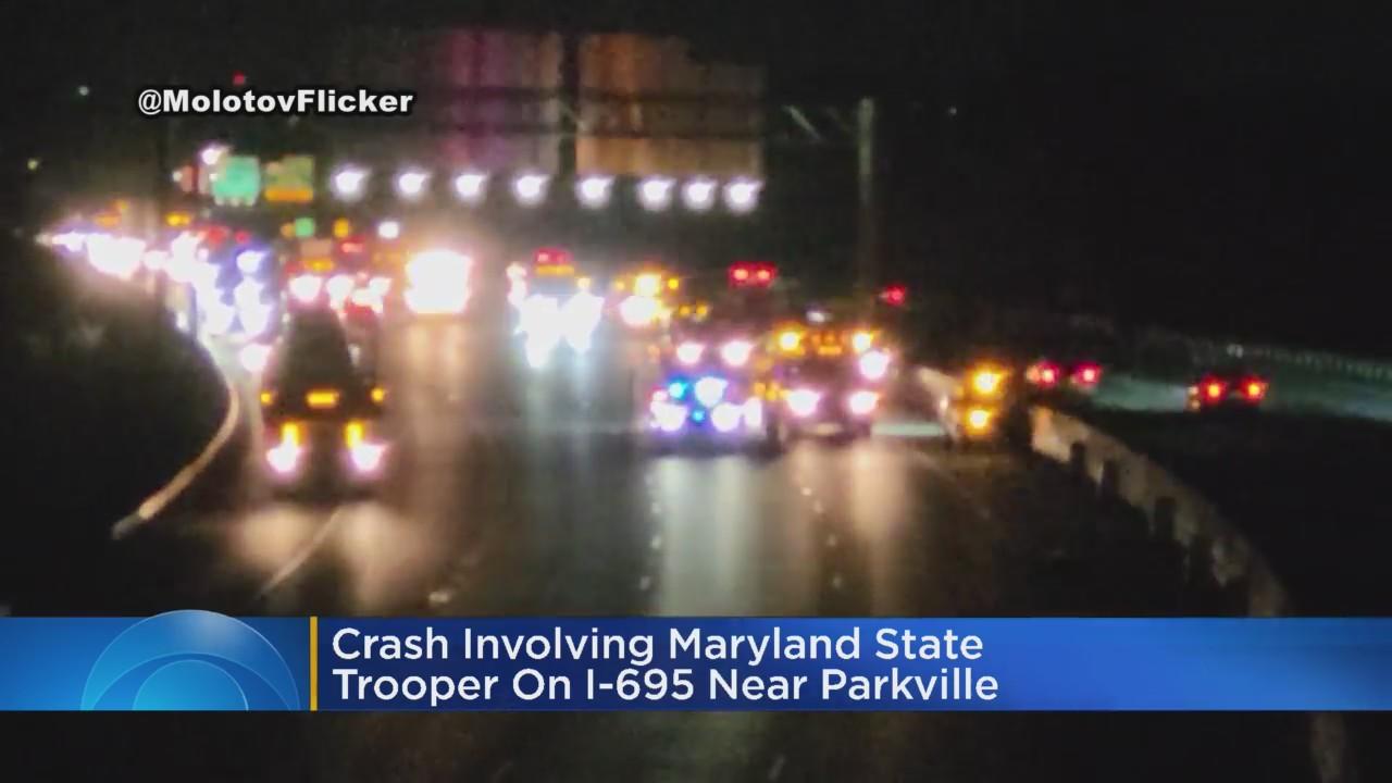 Maryland State Trooper injured when vehicle struck in work zone on I ...