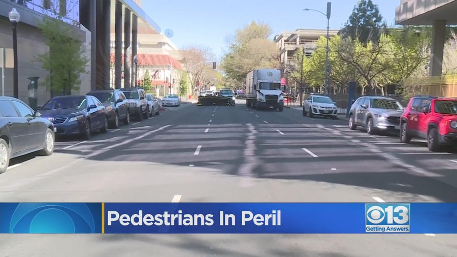 1 dead in collision involving pedestrian in Downtown Sacramento - CBS ...