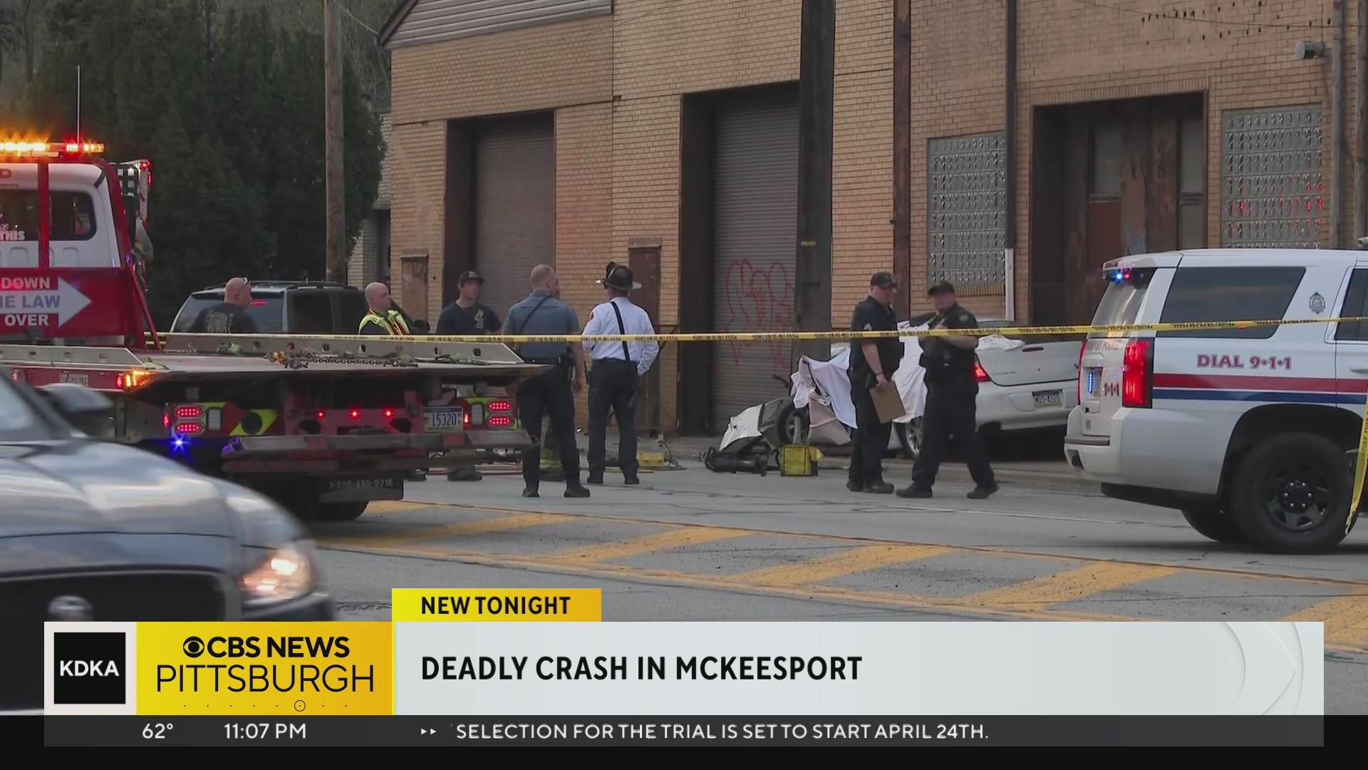 Woman killed in crash along 5th Avenue in McKeesport - CBS Pittsburgh