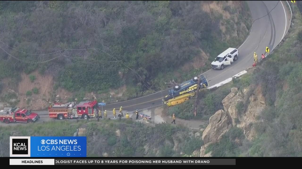 1 killed after crane overturns in Malibu near Pacific Coast Highway ...