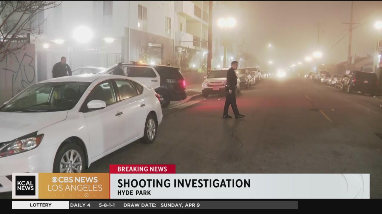 Two wounded in Hyde Park shooting early Monday - CBS Los Angeles