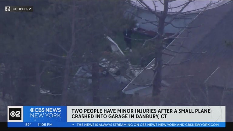 Two hospitalized after small plane crashes in Danbury, Connecticut ...