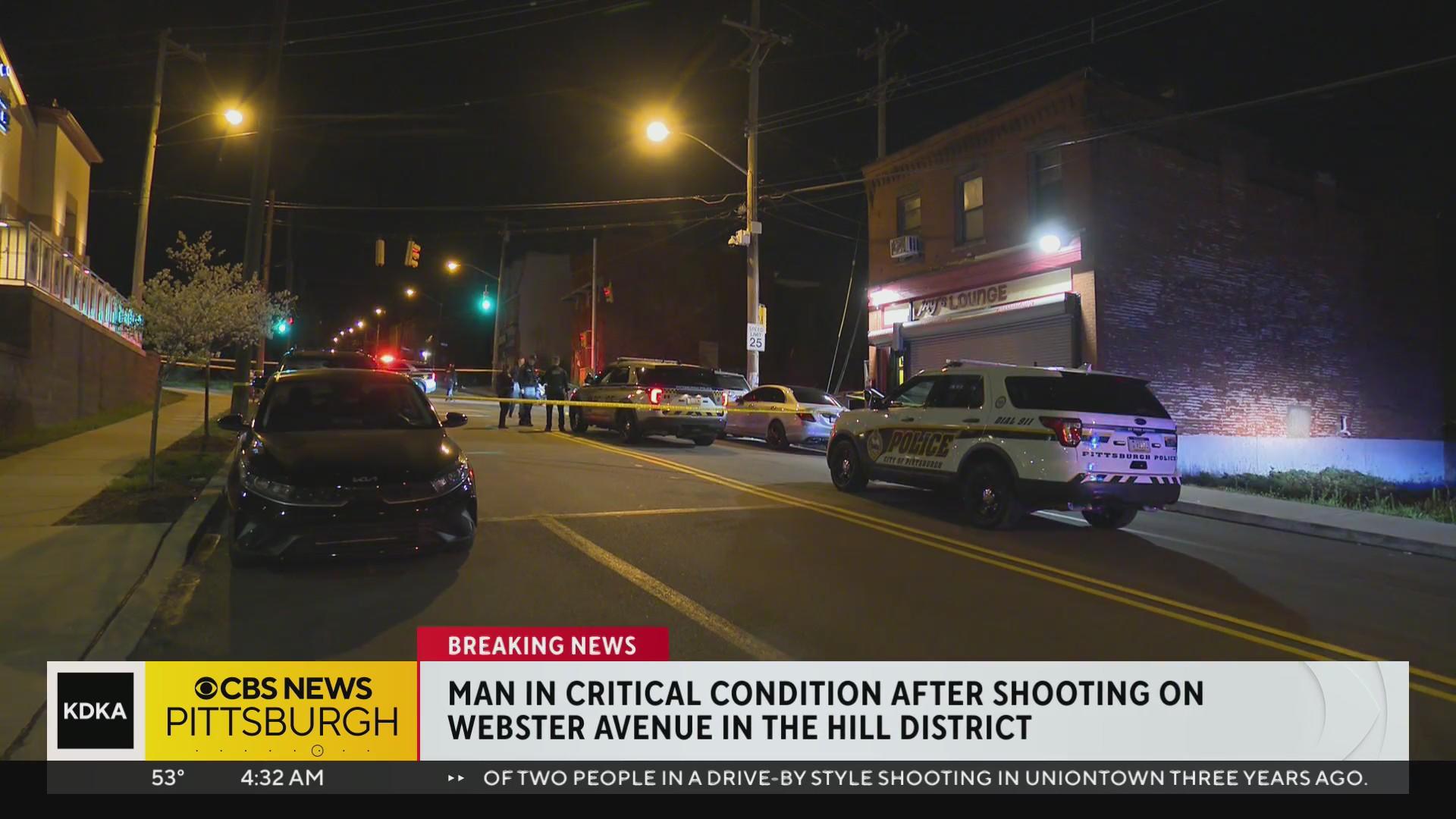 Man shot multiple times in Hill District - CBS Pittsburgh