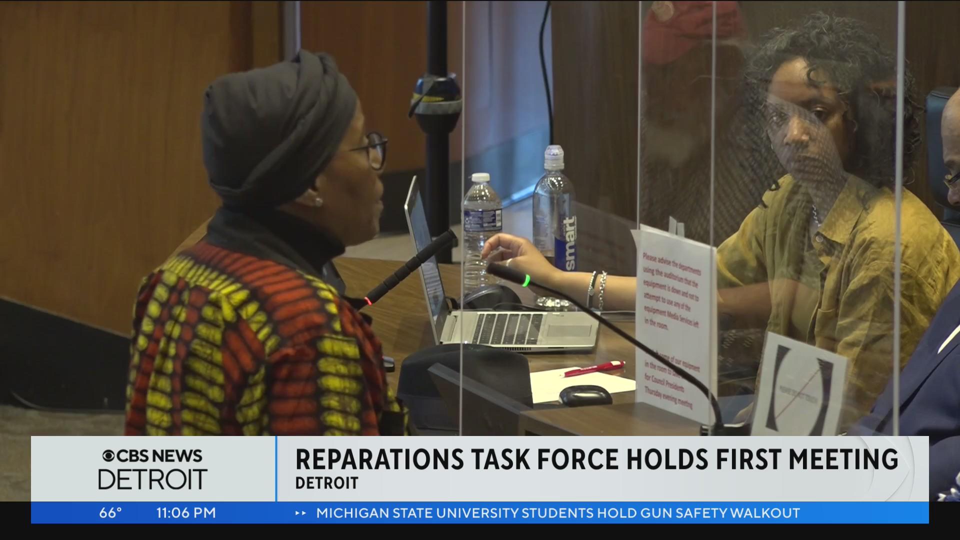 Detroit's reparations task force holds first of many meetings - CBS Detroit