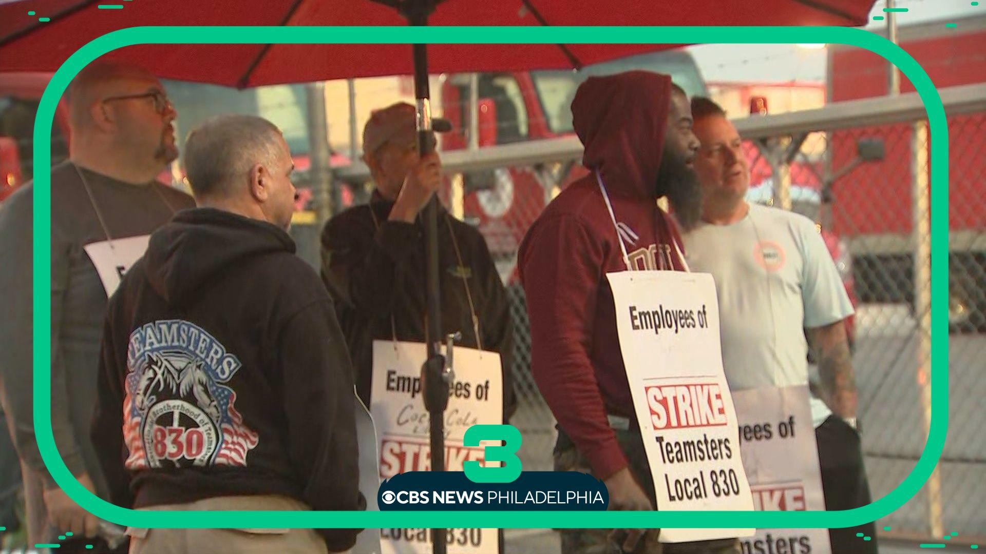 Teamsters Local 830 members strike against Liberty Coca-Cola - CBS ...