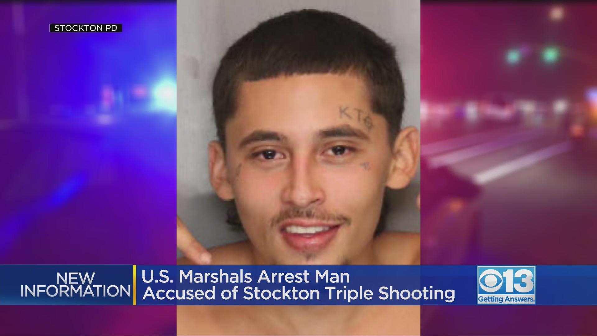 Arrest made in August 2022 deadly triple shooting in Stockton - CBS ...