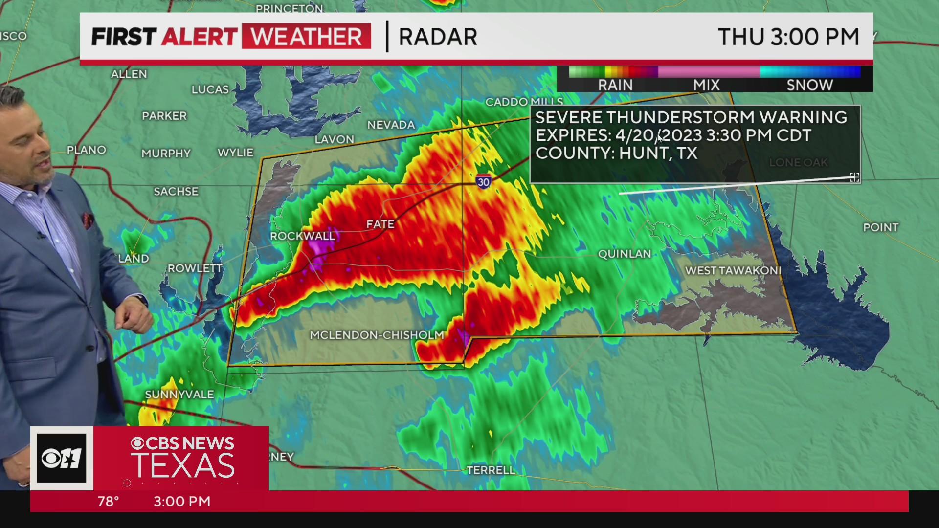 First Alert Weather: Severe thunderstorms bring golf ball-sized hail to ...