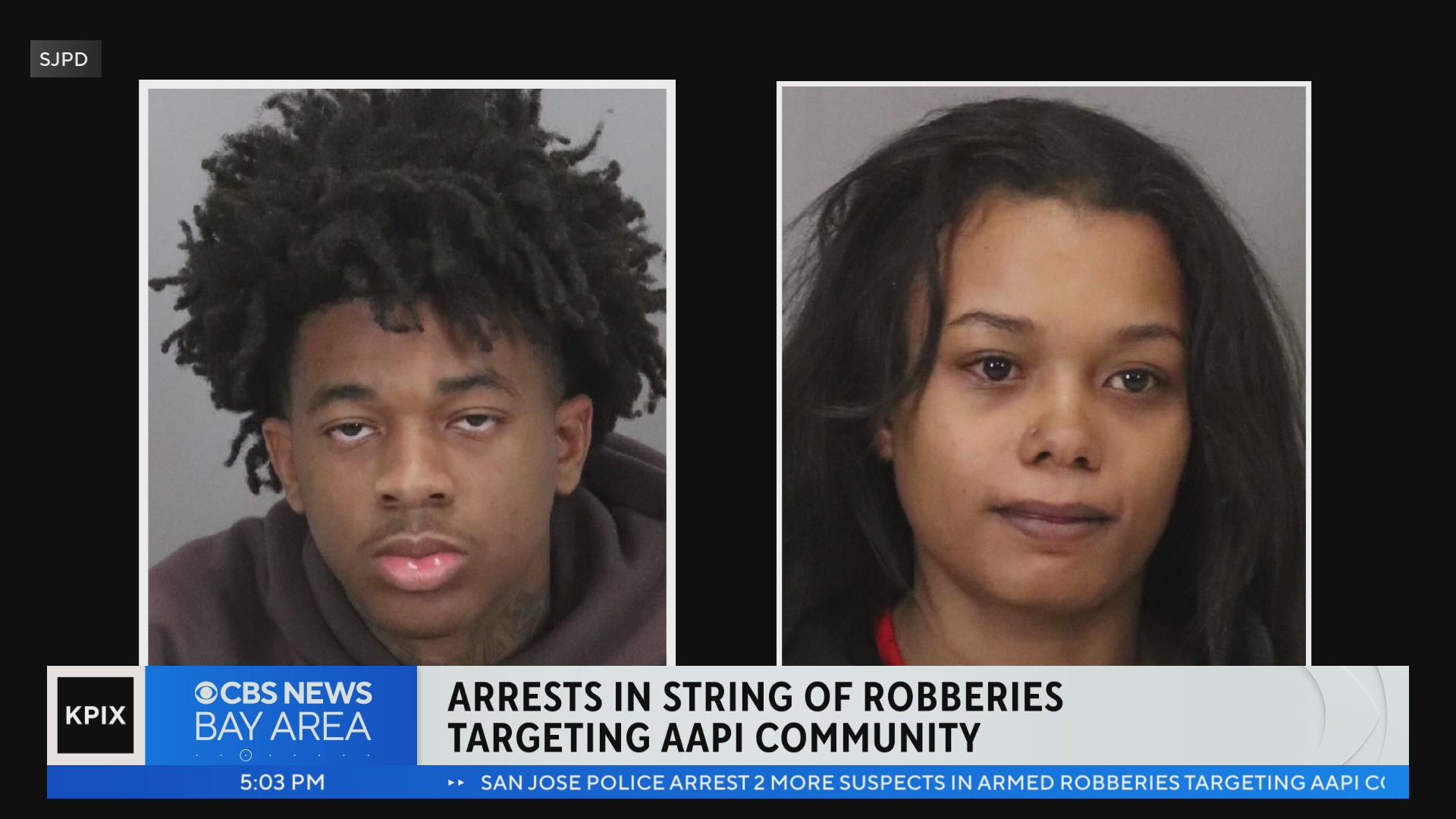 San Jose police arrest 2 more suspects in armed robberies targeting ...