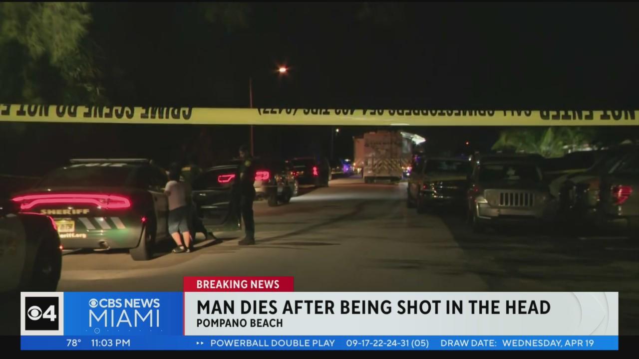 Pompano Beach fatal shooting under investigation - CBS Miami