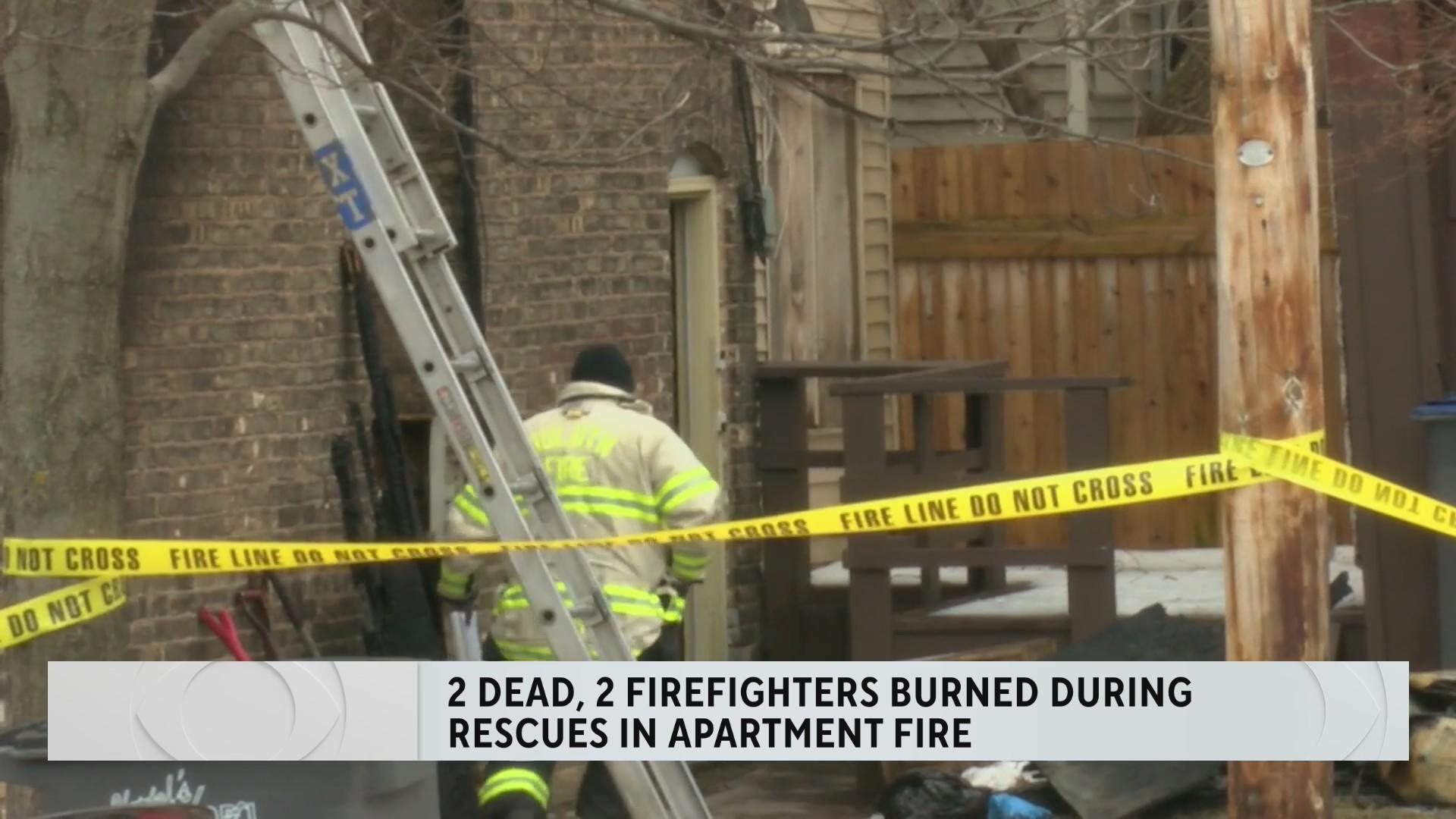2 killed, 2 firefighters hurt in Duluth apartment fire - CBS Minnesota