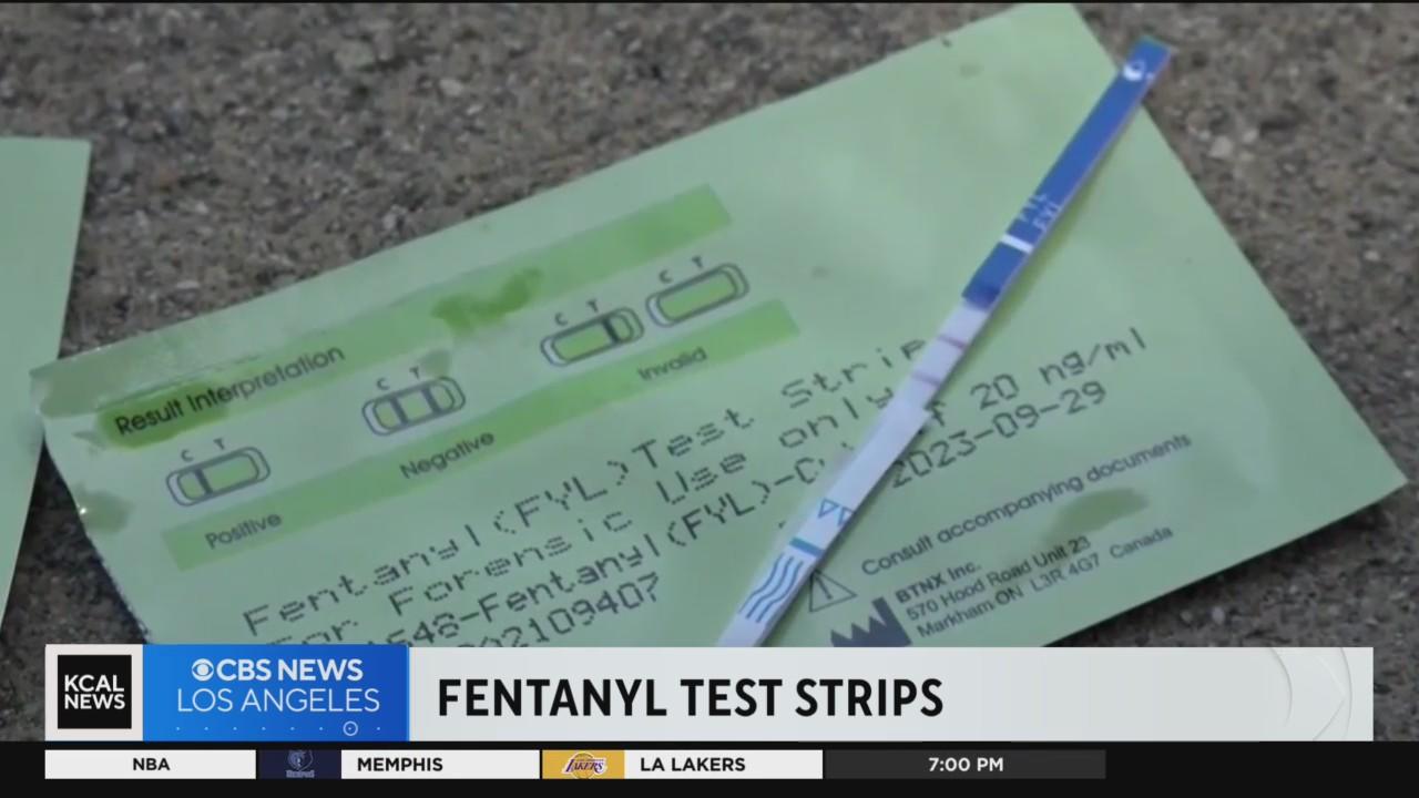 Opioid Crisis: How fentanyl test strips work - CBS Los Angeles
