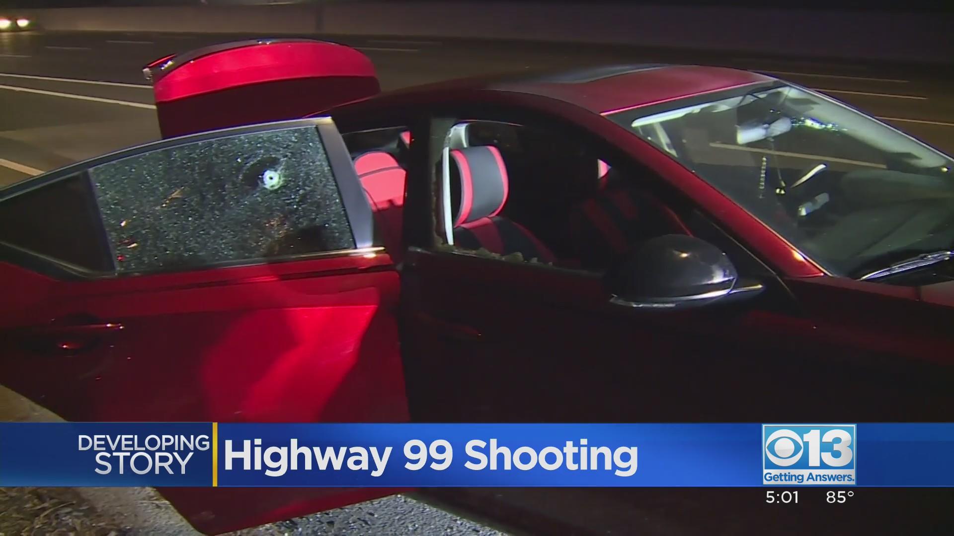 Investigation underway after woman shot at on Hwy. 99 - CBS Sacramento