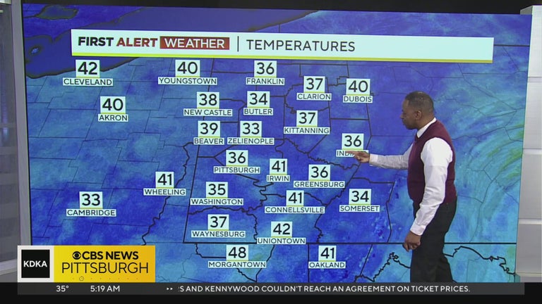 Pittsburgh Weather: Morning rain and chill turns to sunshine - CBS ...