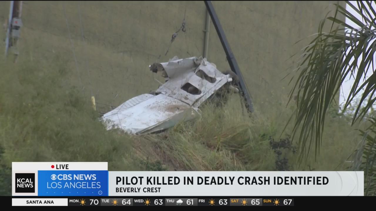 Pilot killed in Beverly Crest aircraft crash identified - CBS Los Angeles