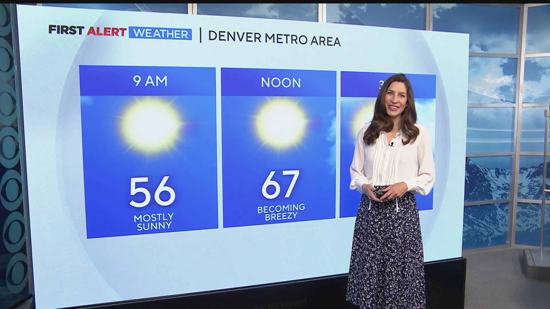 Colorado weather: Warm weather expected through the weekend - CBS Colorado