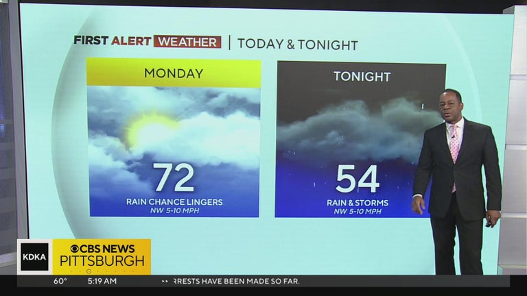 Pittsburgh Weather: Mostly dry Monday with lingering rain chance - CBS ...