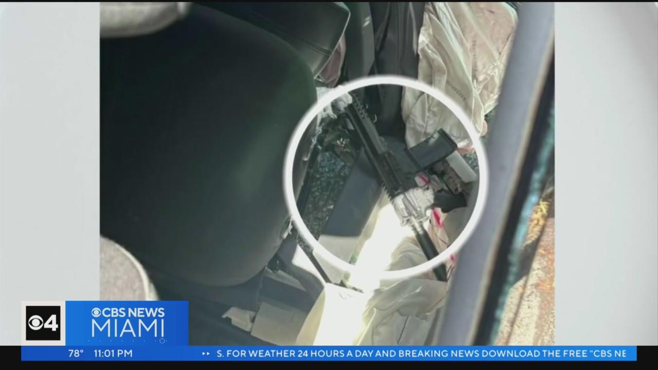 3 in custody after crash with Miami-Dade police officer - CBS Miami