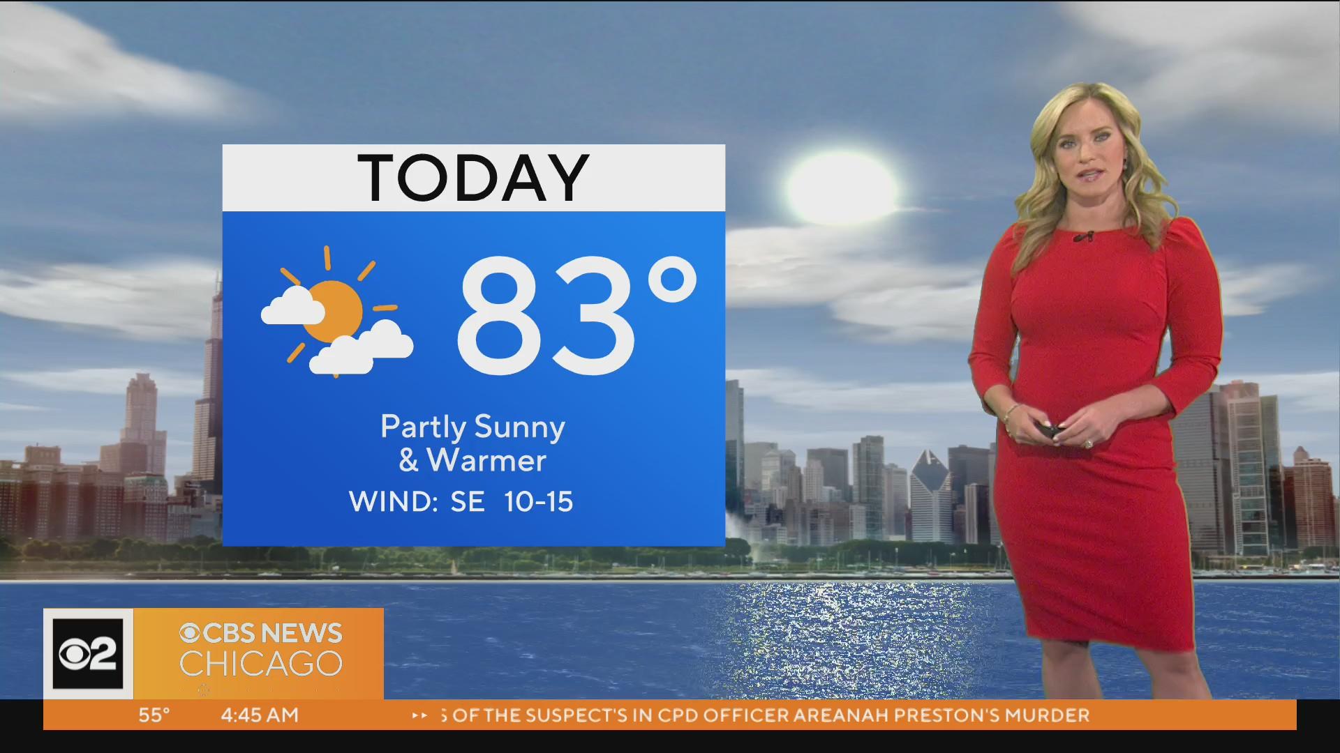 Temperatures in the 80s - CBS Chicago