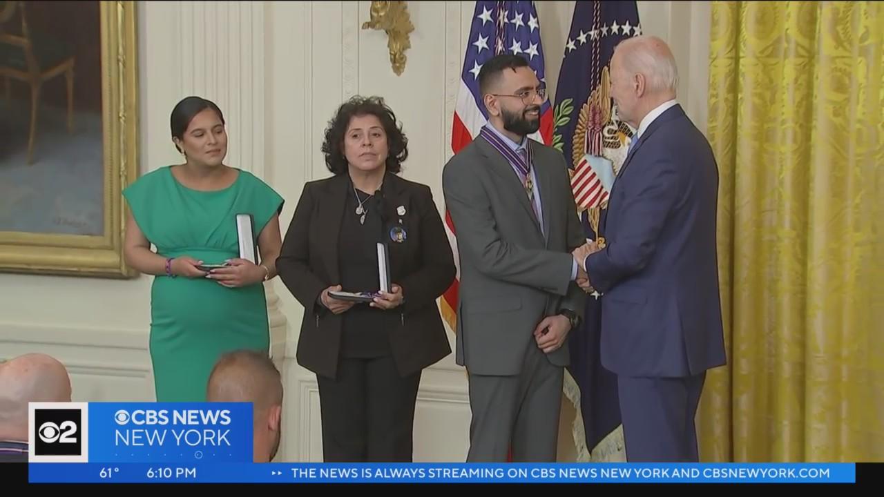 President Biden awards Medal of Valor to 9 public safety officers ...