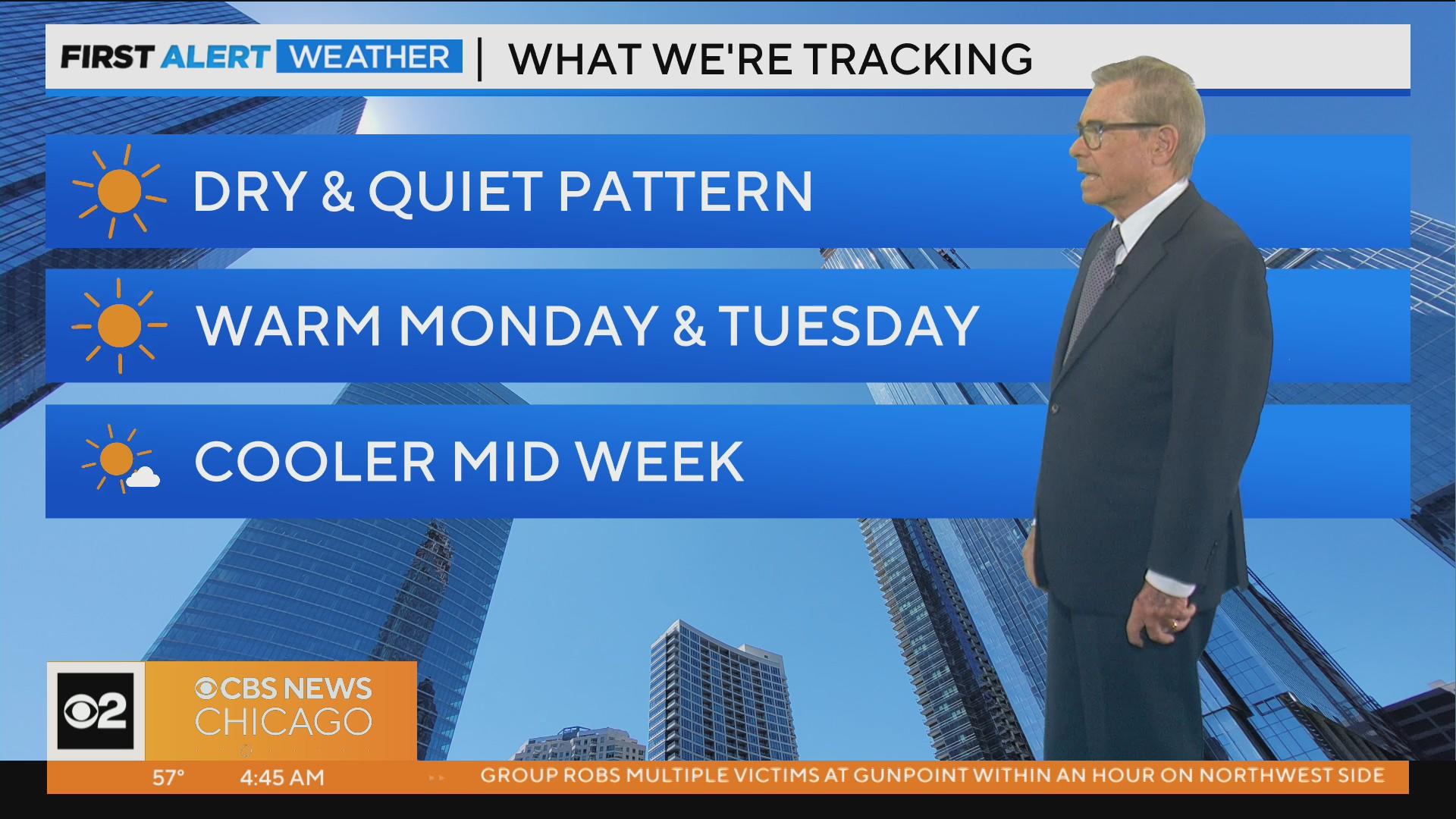 Warm and sunny Monday - CBS Chicago