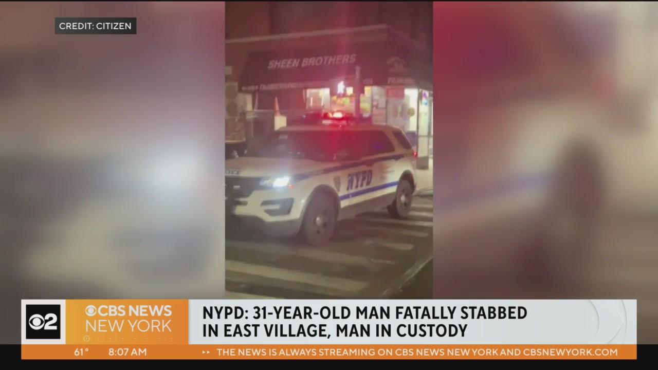NYPD: Man arrested after deadly knife fight in East Village - CBS New York