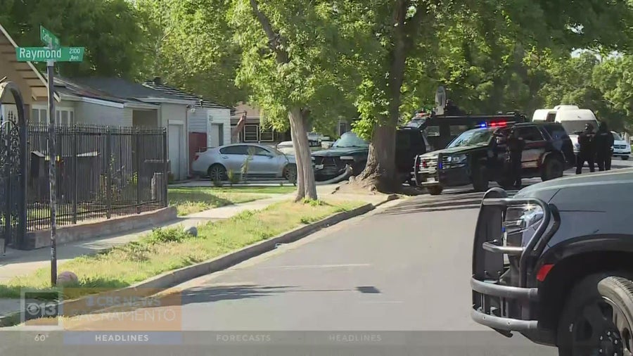 Investigation into barricaded Stockton suspect ends in 2 arrests - CBS ...