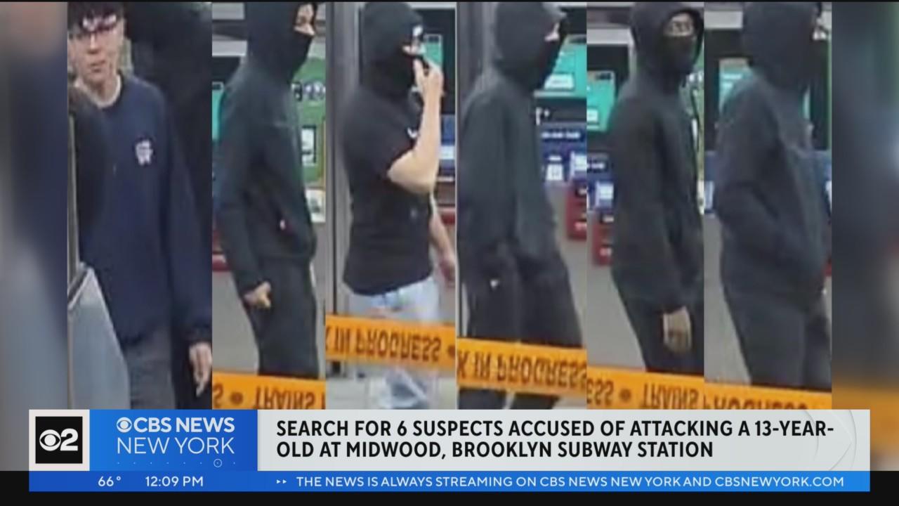 Six suspects accused of robbing child at Brooklyn subway station - CBS ...
