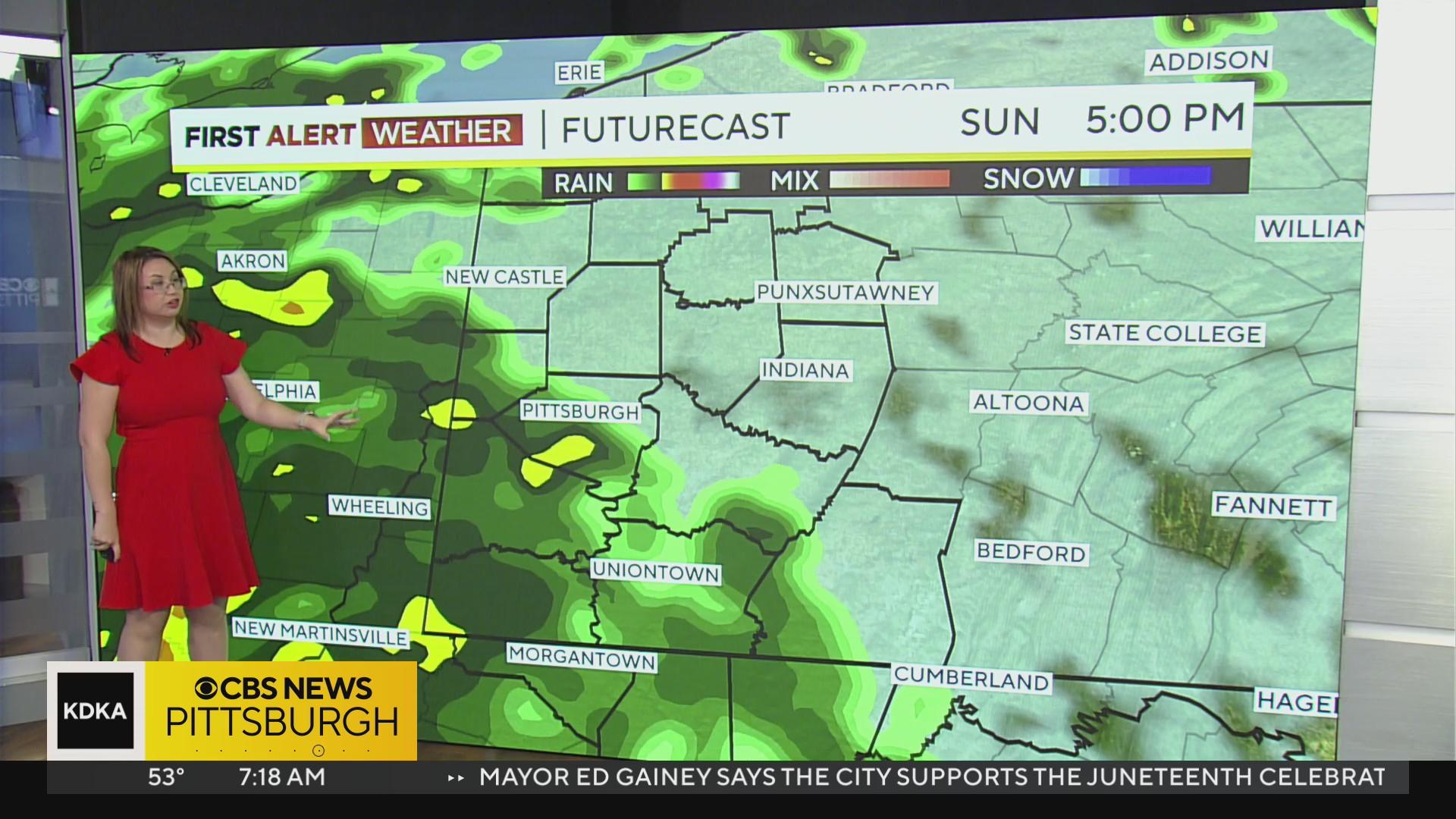 Pittsburgh Weather: Another warm and hazy day starts the weekend - CBS ...