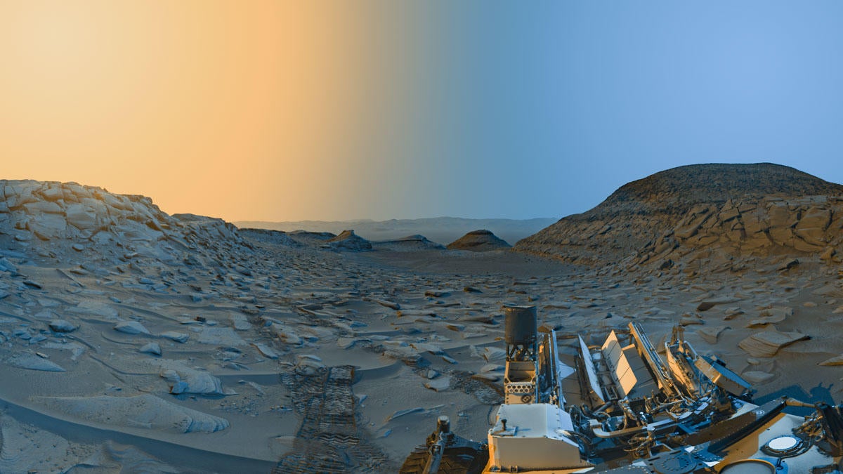 Curiosity Mars Rover Shadow