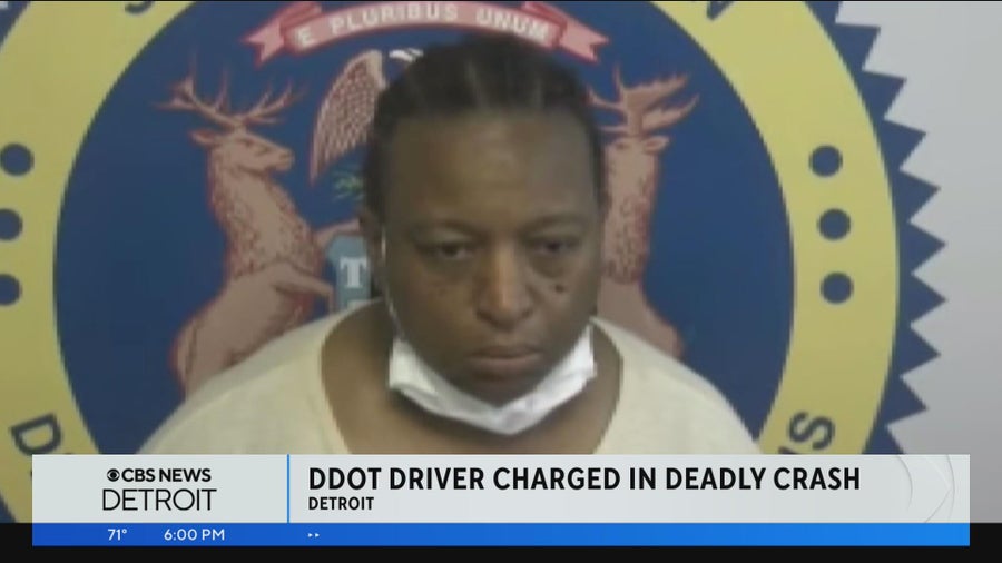 DDOT driver charged in crash that killed 67-year-old woman - CBS Detroit