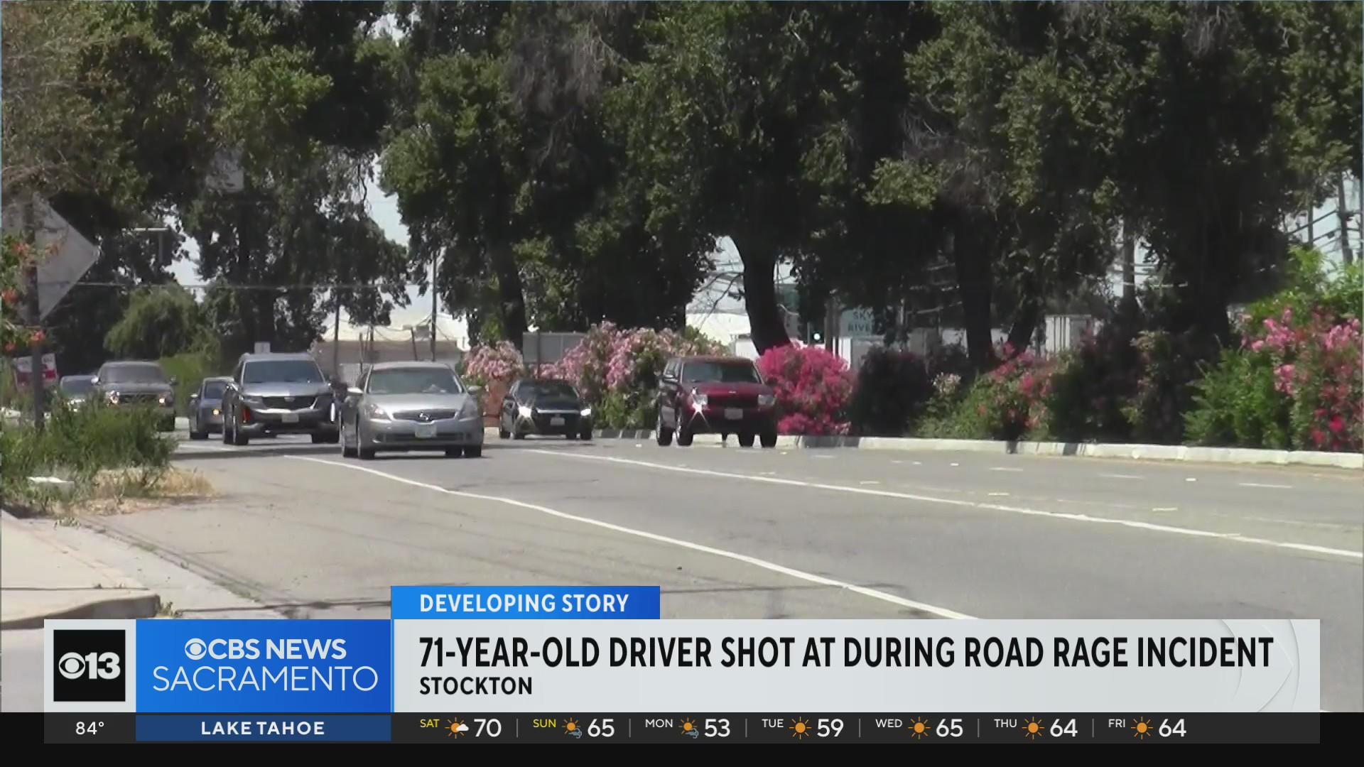 Woman uninjured after being shot at during Stockton road rage incident ...