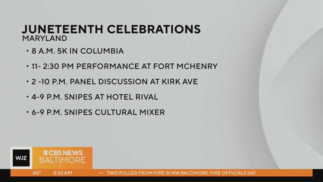 How to celebrate Juneteenth in Baltimore - CBS Baltimore