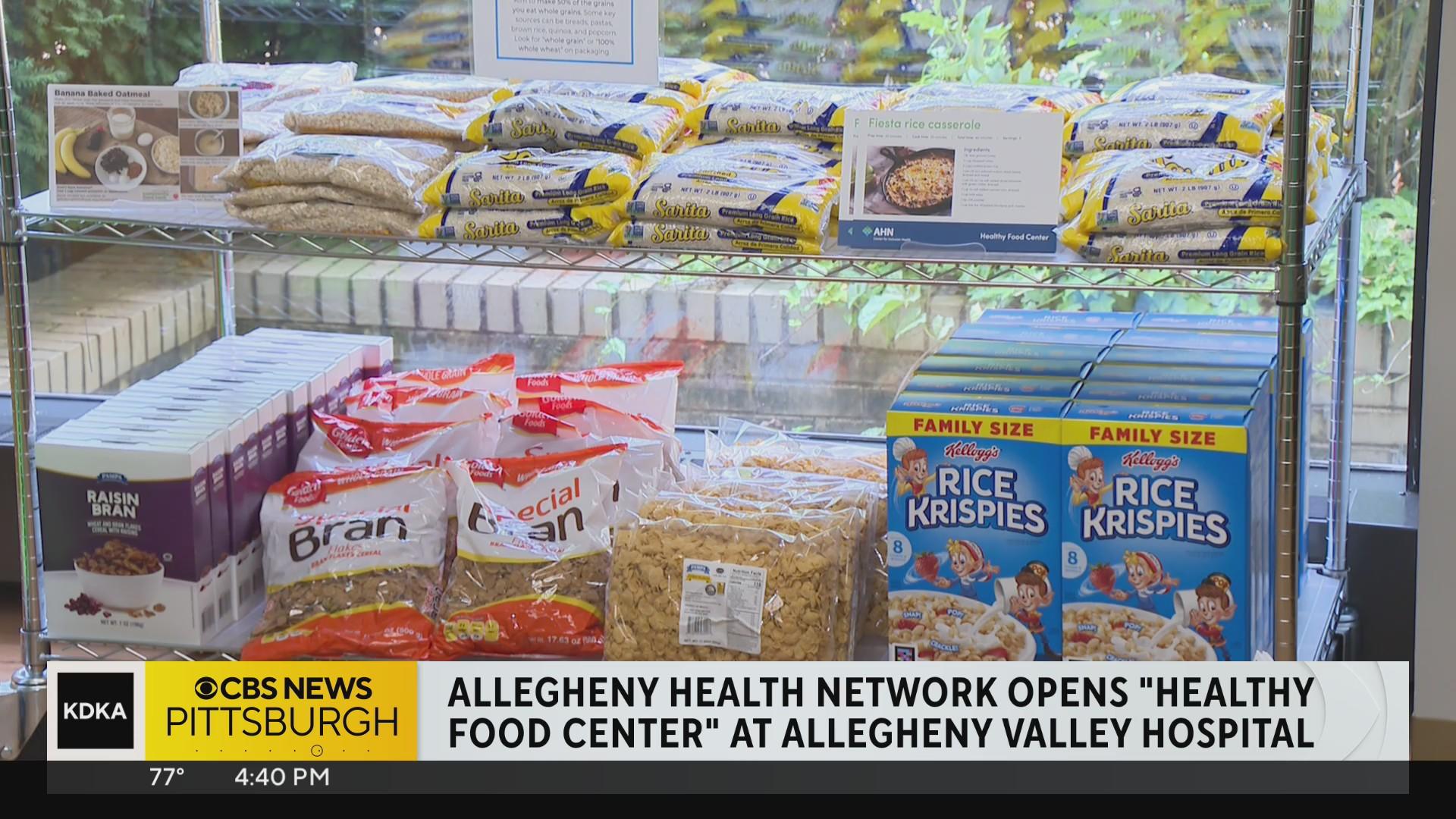 New Healthy Food Center opens at Allegheny Valley Hospital - CBS Pittsburgh