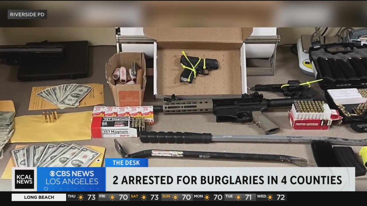 Riverside police arrest pair of suspects for at least 28 burglaries ...