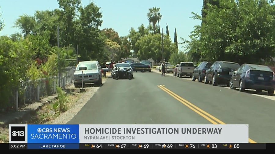 Man killed, woman injured in Myran Avenue shooting in Stockton - CBS ...