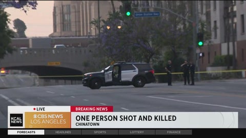 Man shot and killed downtown Los Angeles near the Union Station - CBS ...