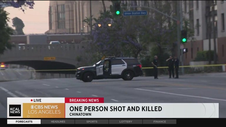 Man shot and killed downtown Los Angeles near the Union Station - CBS ...